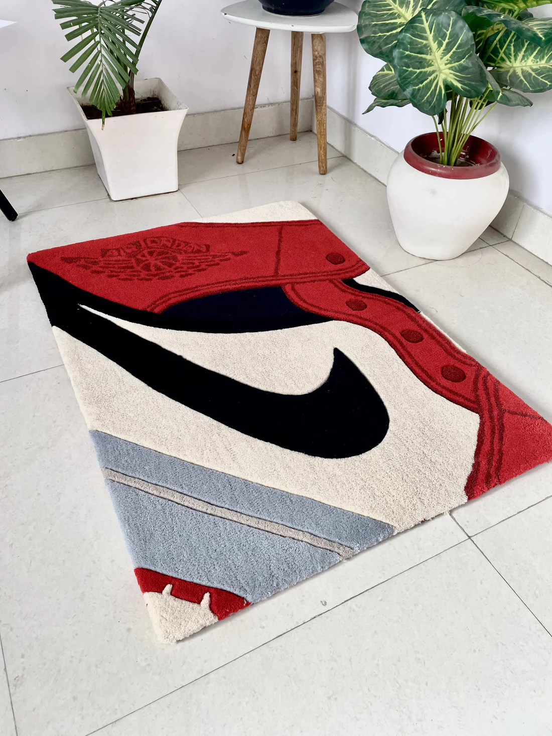 Air Jordan 1 Red Inspired Rug