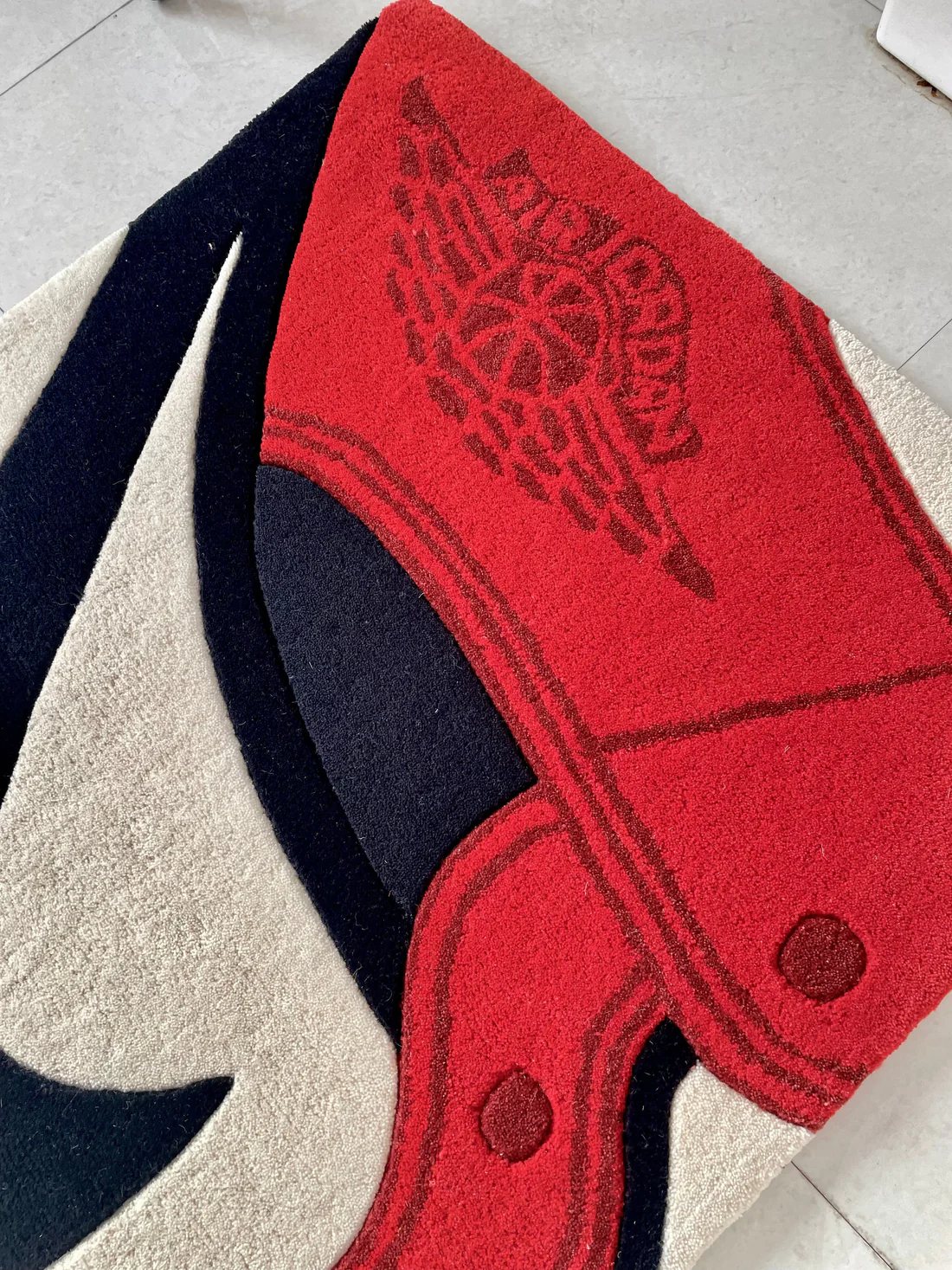 Air Jordan 1 Red Inspired Rug
