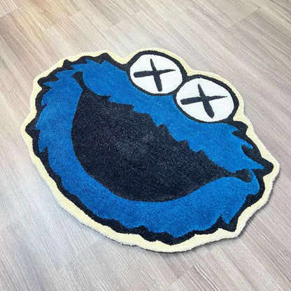 Cookie Monster Handmade Rug