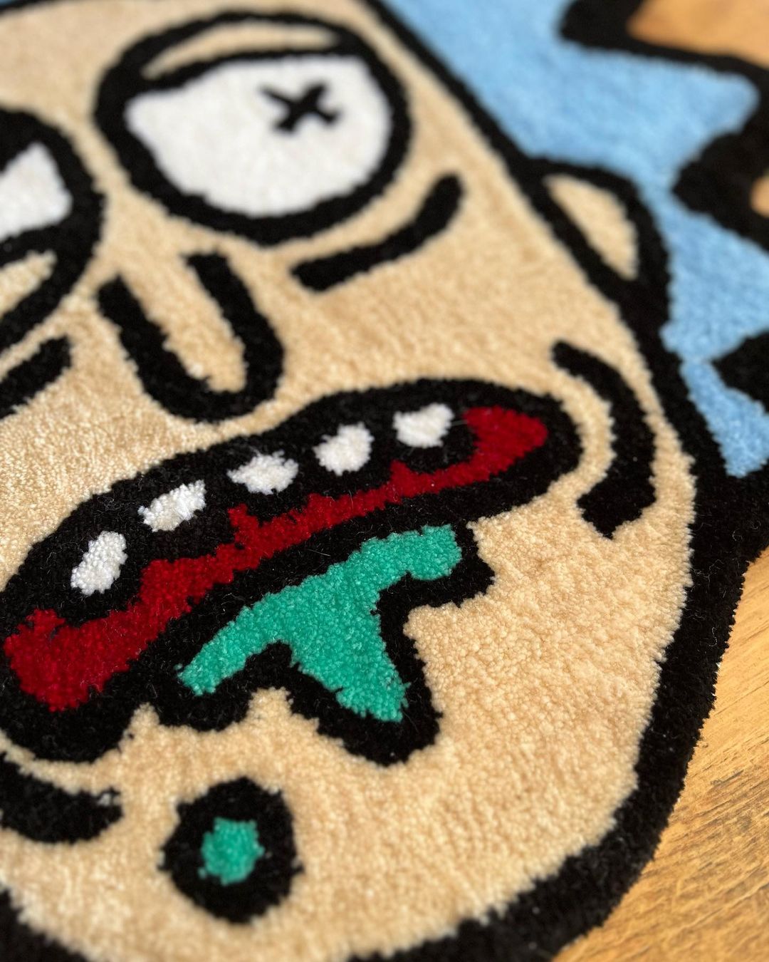 Rick and Morty Handmade Rug