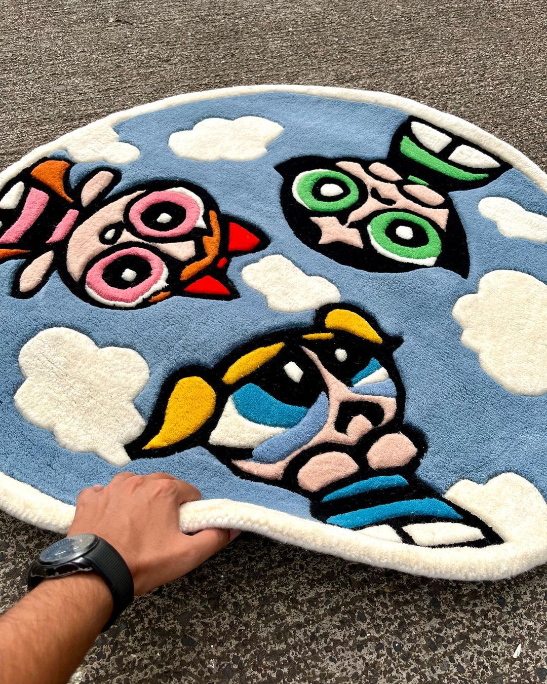 Angry Bird Round Rug