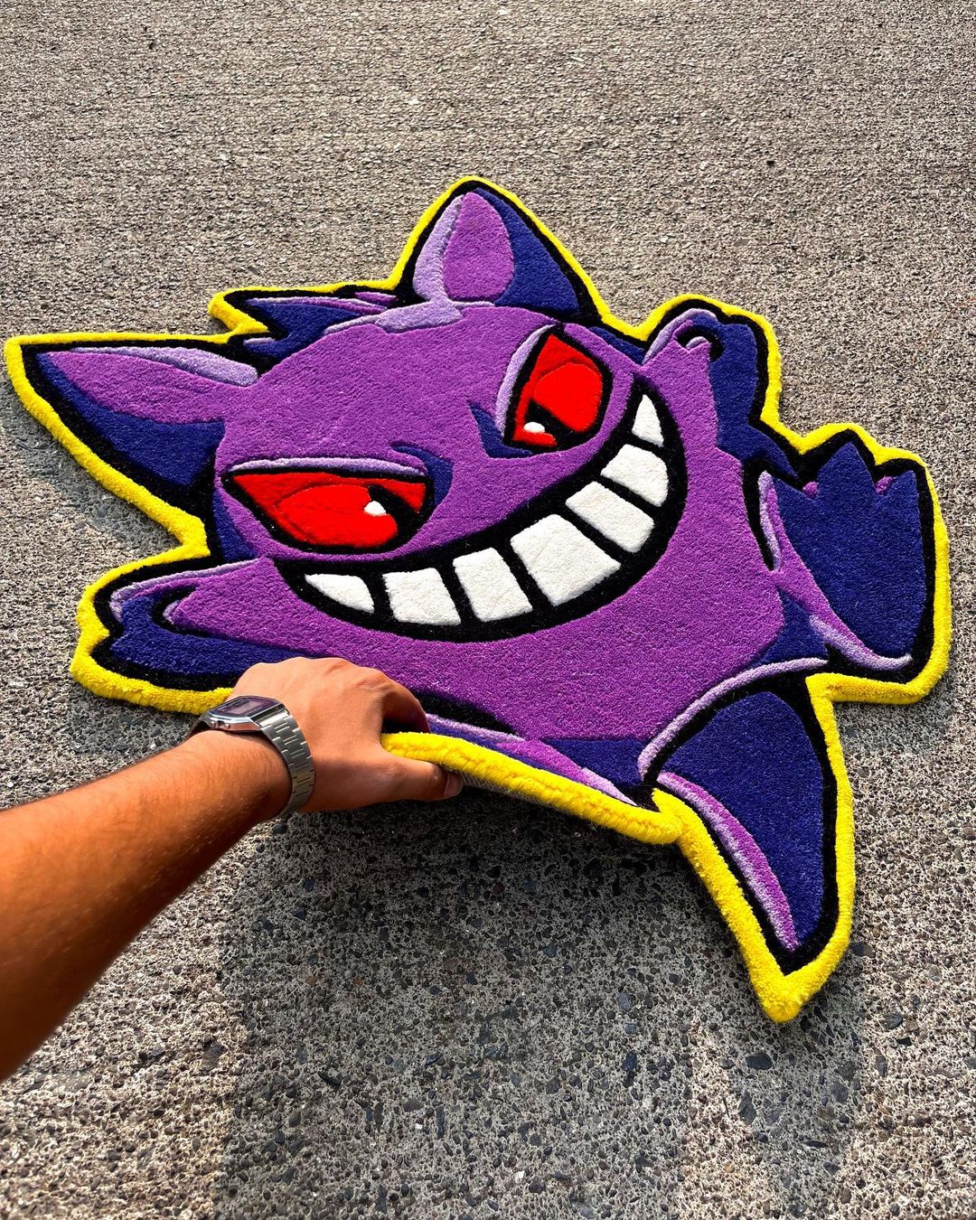 Genger Pokemon Handmade Rug