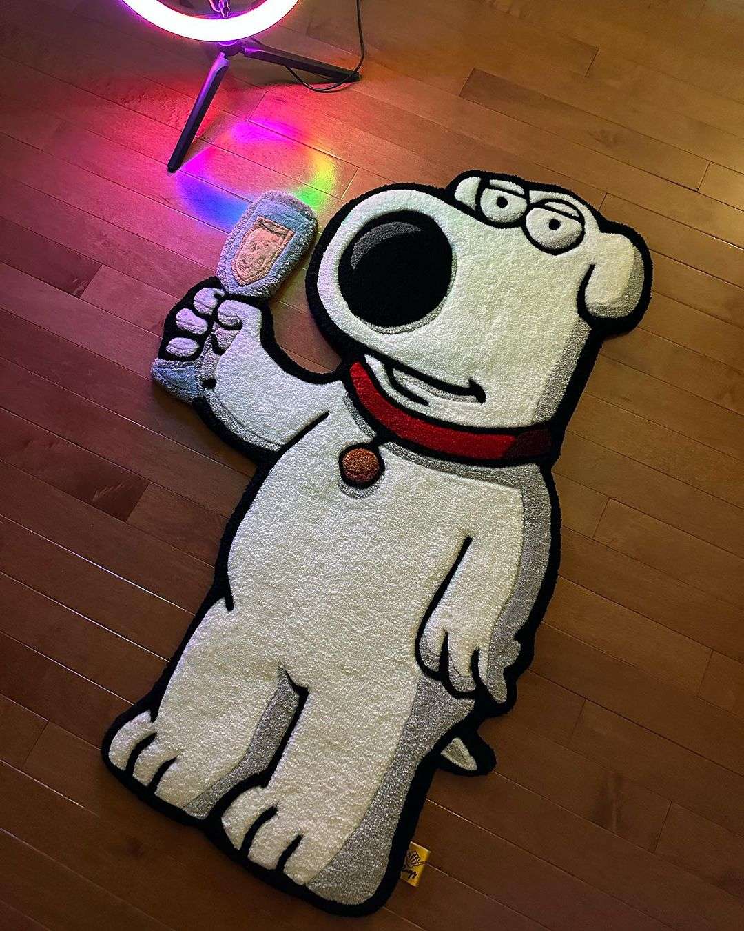 Family Guy Brian Dog Handmade Rug