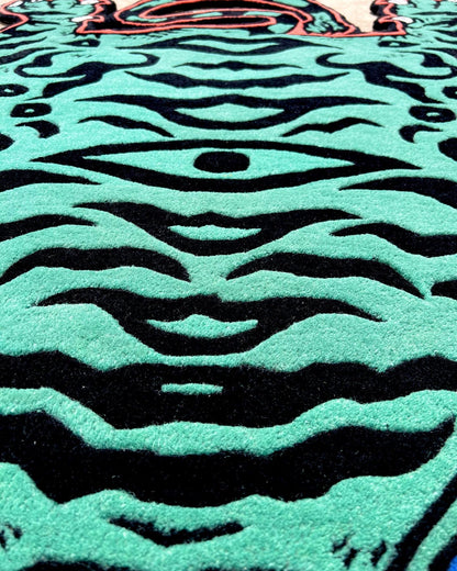 Tiger Blue Handmade Rug