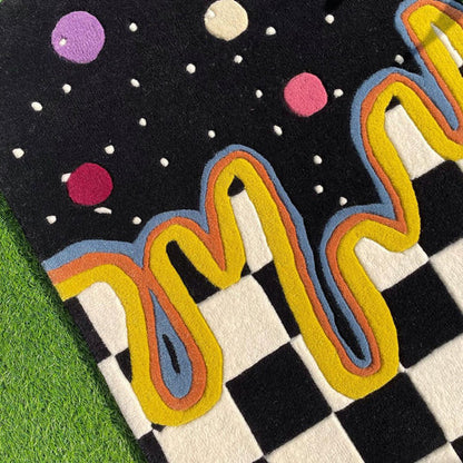 Starry Checkered Rug