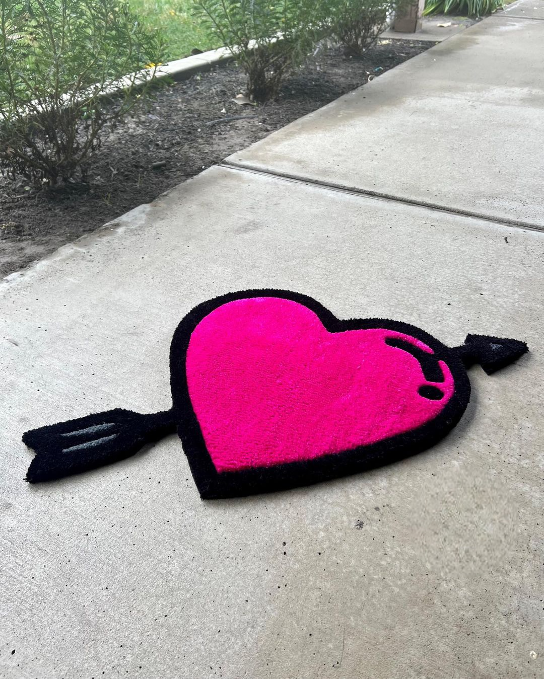 Heart Shape Love Rug