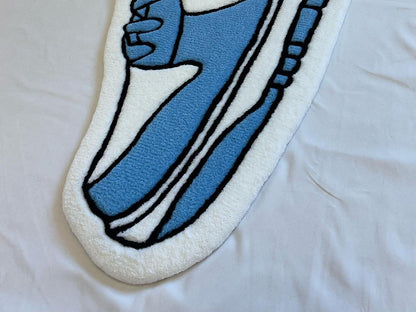 Sneakerhead Nike Blue Shoe Rug