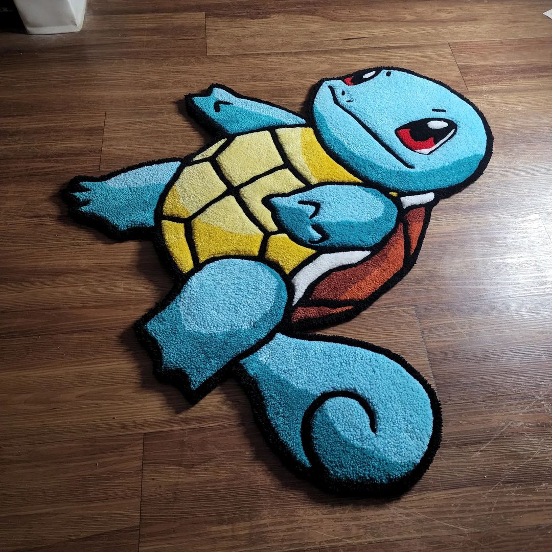 Squirtle Pokemon Rug
