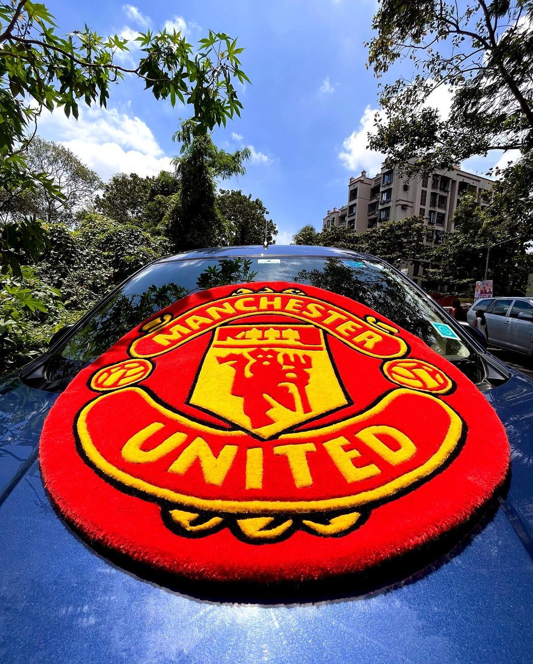 Manchester United Football Club Logo Rug