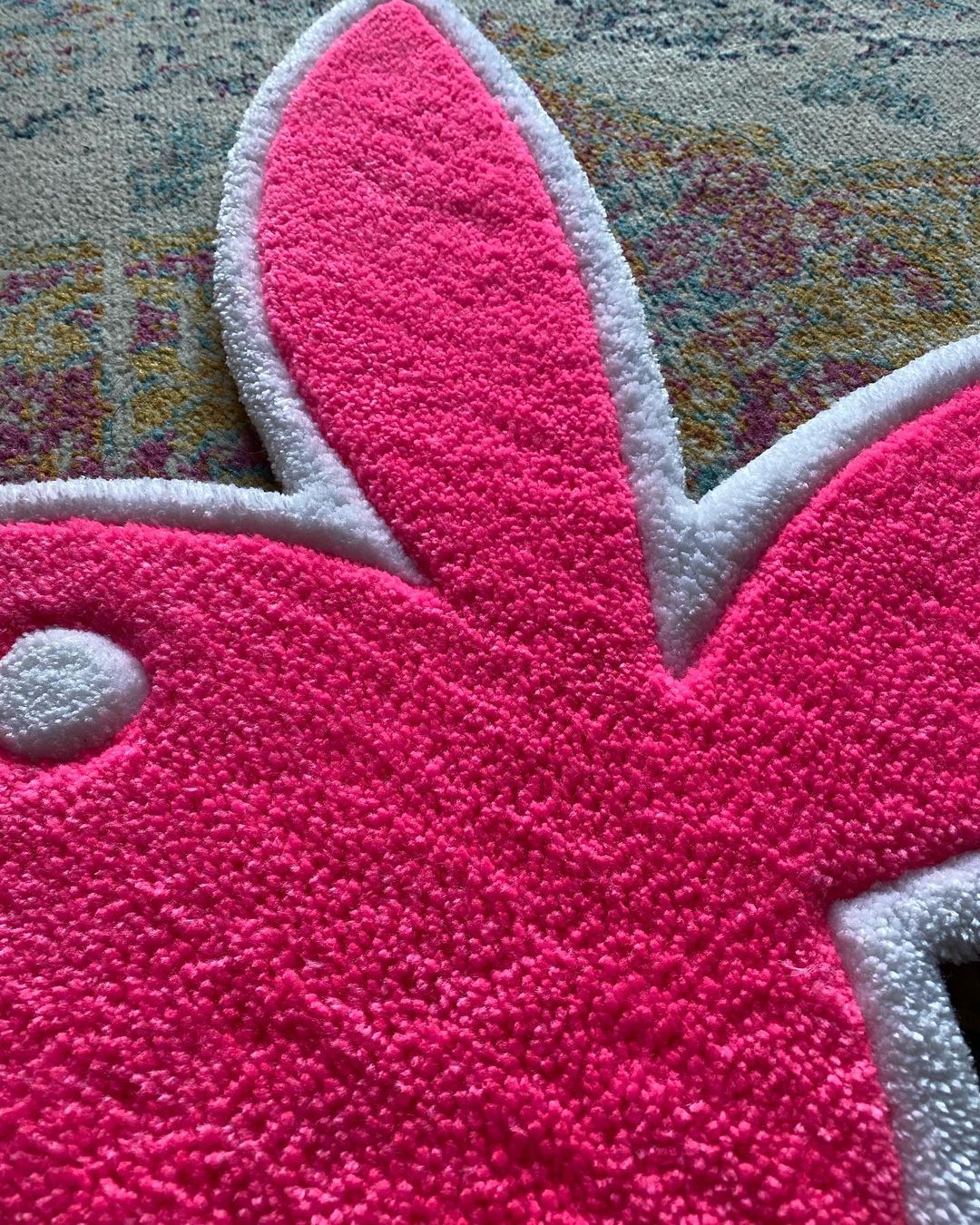 Playboy Rabbit Inspired Rug