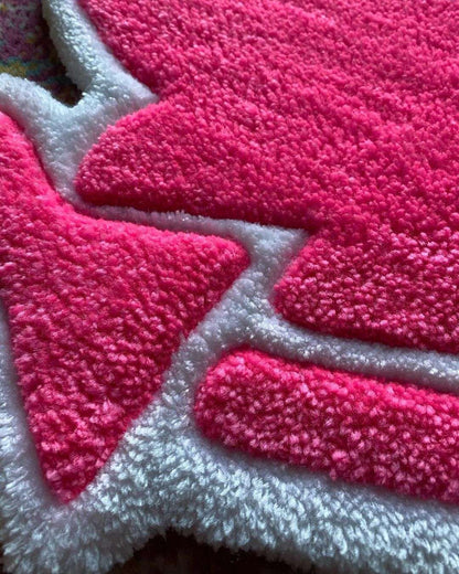Playboy Rabbit Inspired Rug
