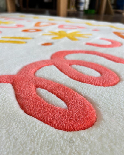 Modern Scribble Area Rug