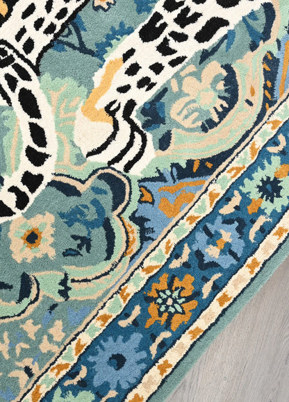 Traditional Tiger Handmade Area Rug