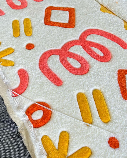 Modern Scribble Area Rug
