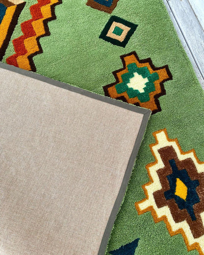 Bohemian Style Handmade Area Rug