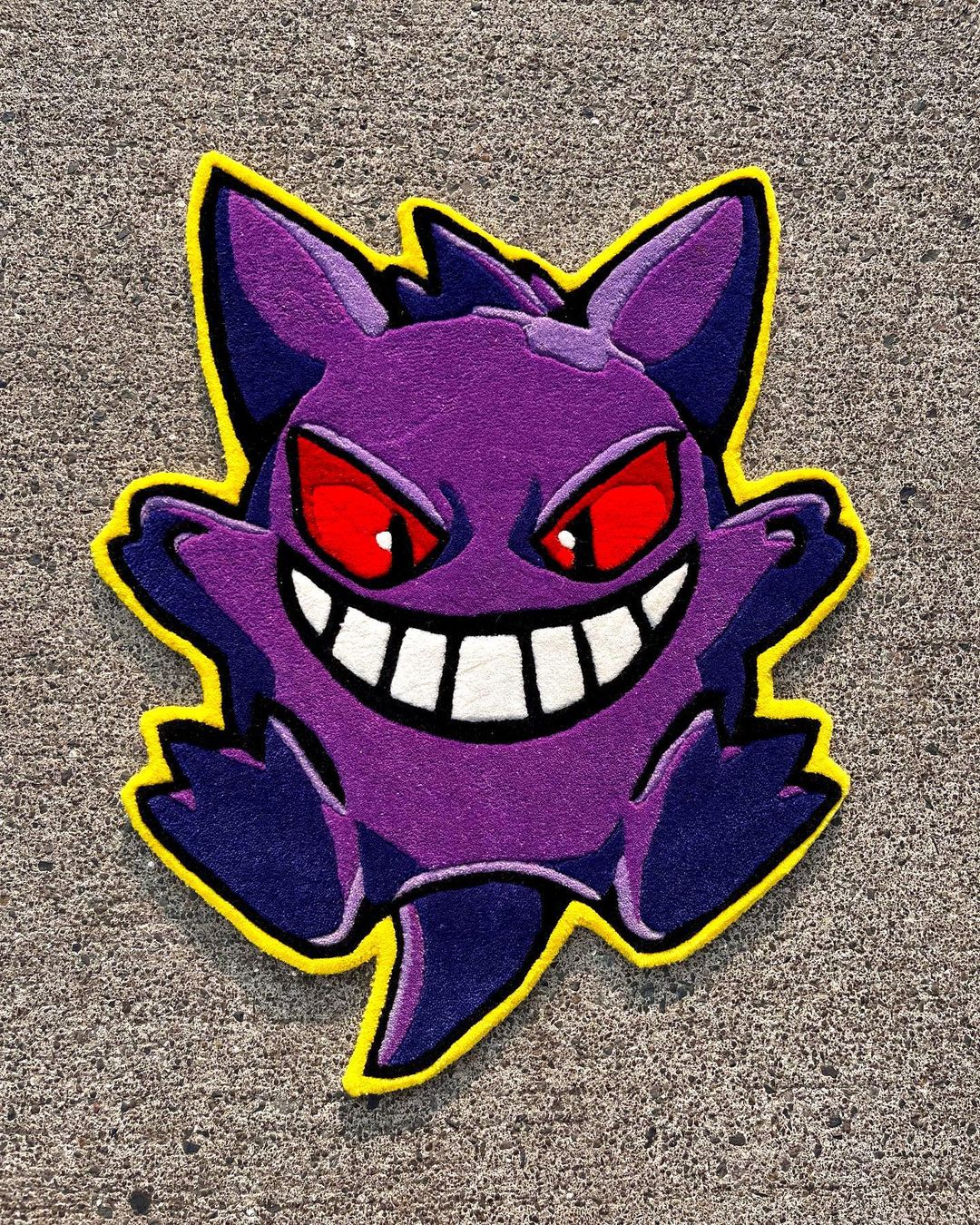 Genger Pokemon Handmade Rug