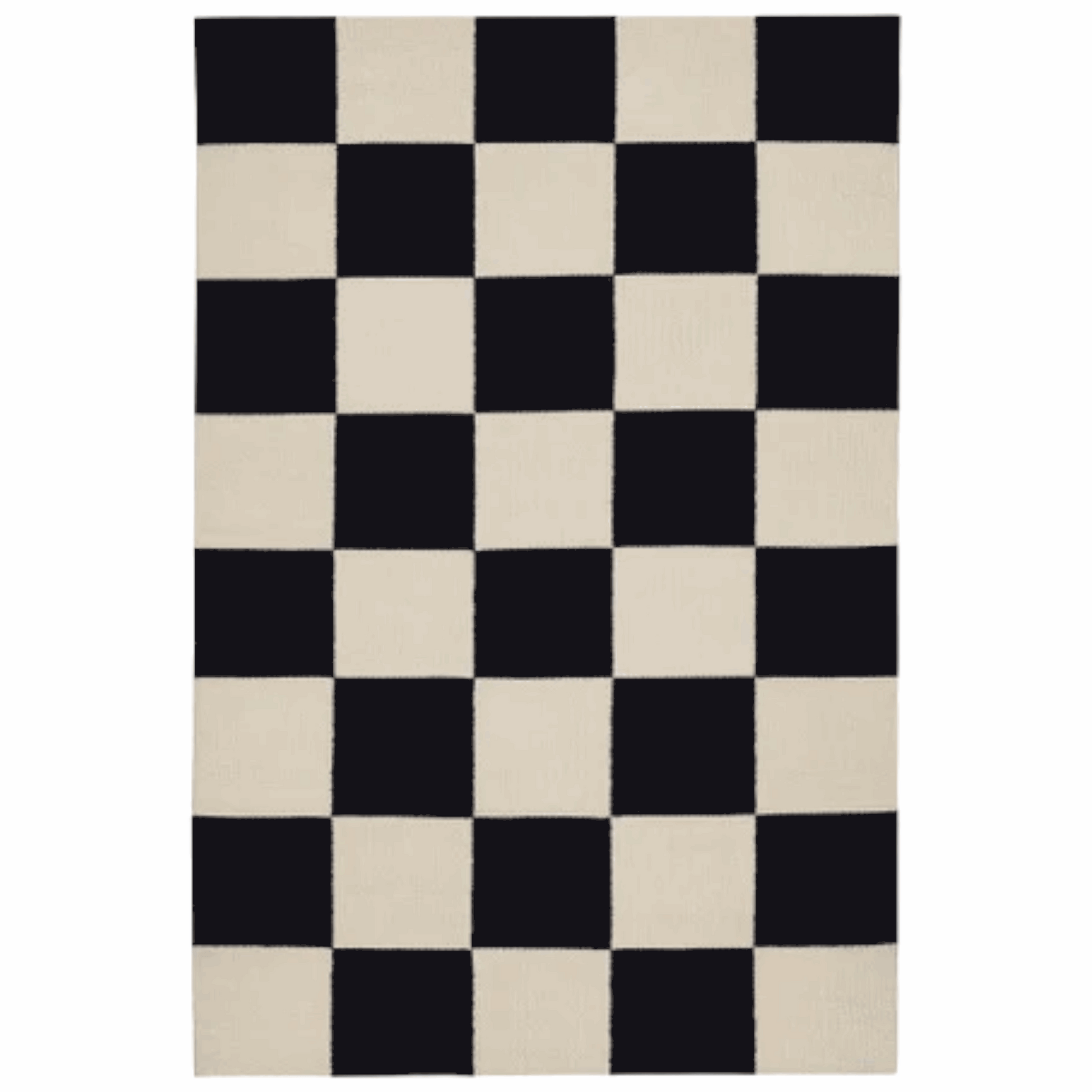 Checkered Box Flatweave Handwoven Area Rug