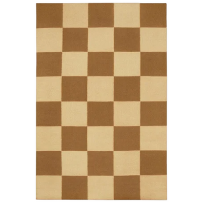 Checkered Box Flatweave Handwoven Area Rug