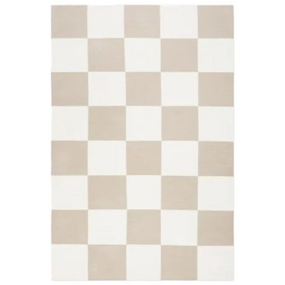 Checkered Box Flatweave Handwoven Area Rug