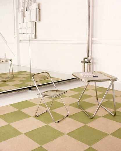 Checkered Box Flatweave Handwoven Area Rug