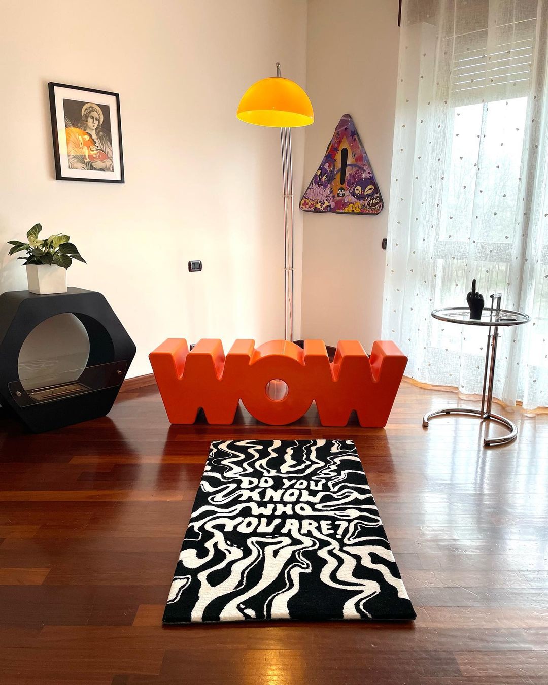 "Do You Know Who You Are" Handmade Area Rug