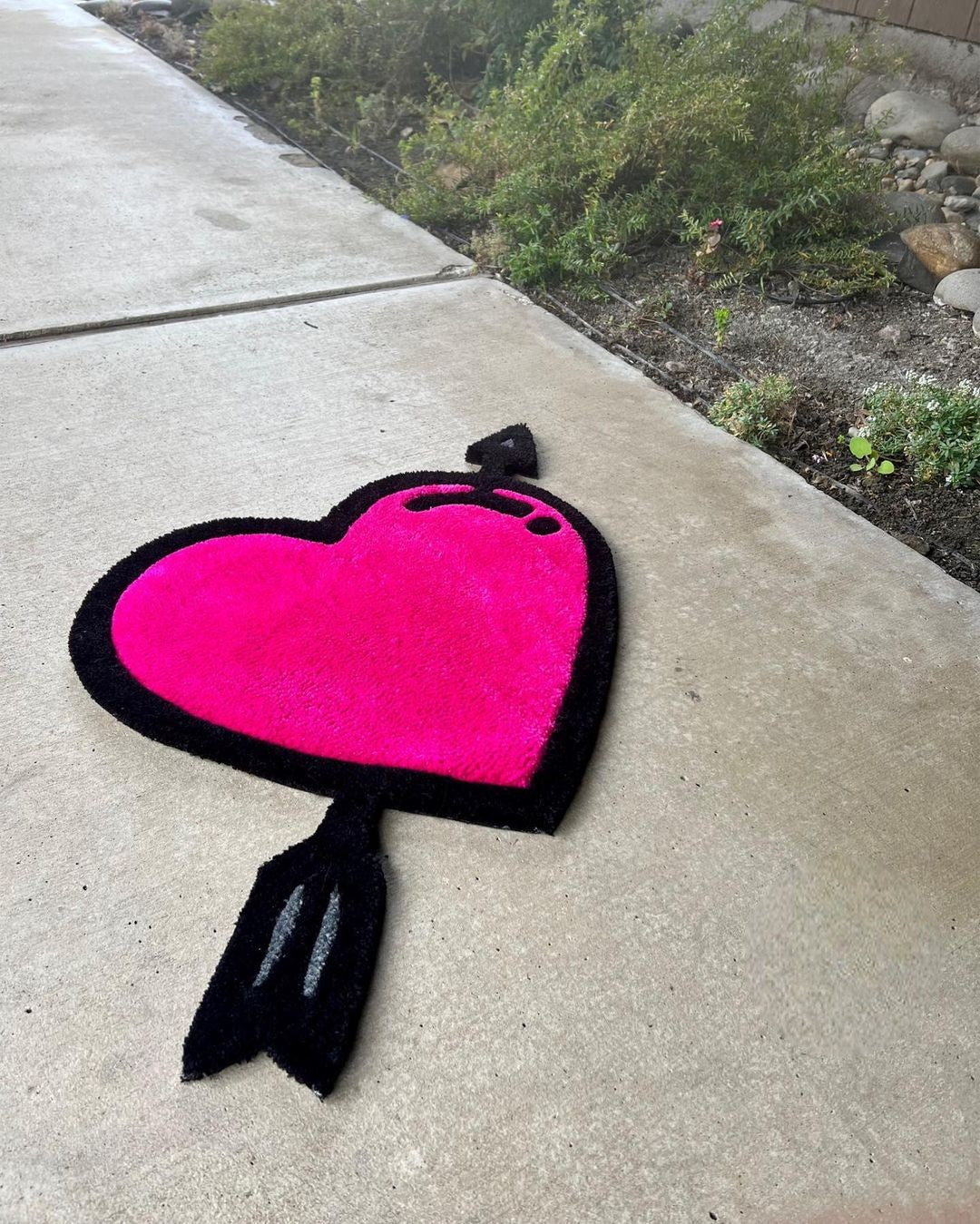 Heart Shape Love Rug