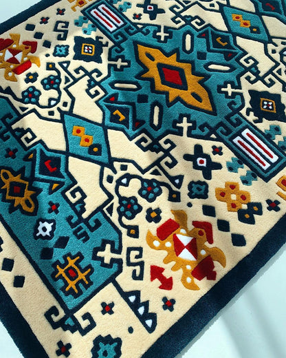 Modern Persian Handmade Area Rug