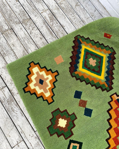 Bohemian Style Handmade Area Rug
