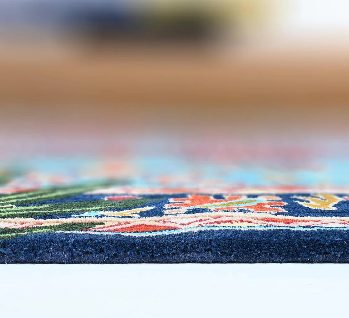 Jungle Majesty Handmade Rug