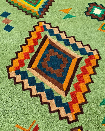 Bohemian Style Handmade Area Rug