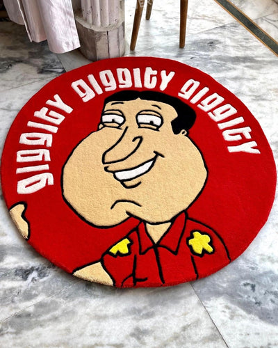 The Family Guy Quagmire Rug
