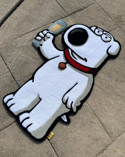 Family Guy Brian Dog Handmade Rug