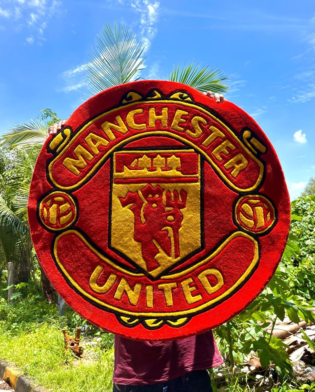 Manchester United Football Club Logo Rug