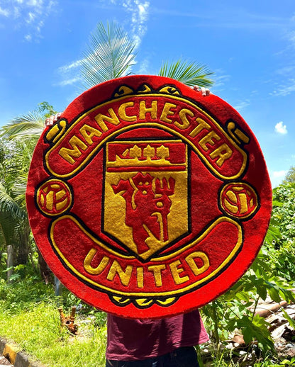 Manchester United Football Club Logo Rug