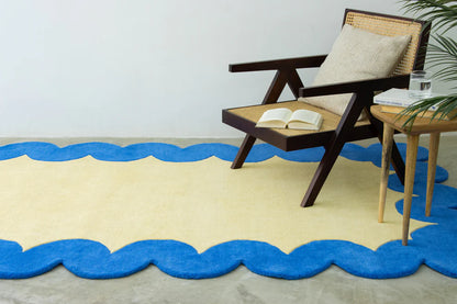 Curve Border Handmade Rug