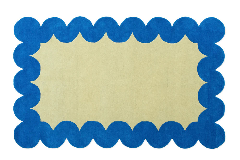 Curve Border Handmade Rug