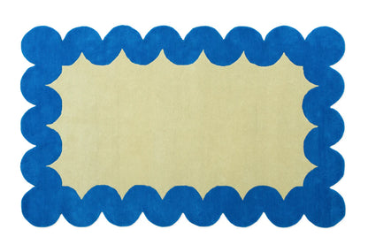 Curve Border Handmade Rug