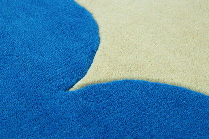 Curve Border Handmade Rug