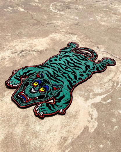 Tiger Blue Handmade Rug