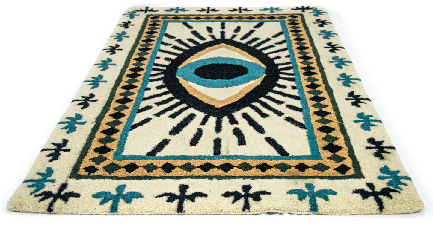 Evil Eye Premium Rug (3 x 5 Feet)