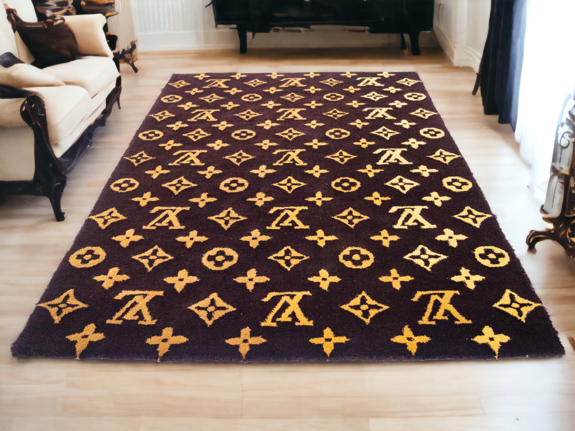 Louis Vuitton Design Inspired Premium Rug – Rug Casa