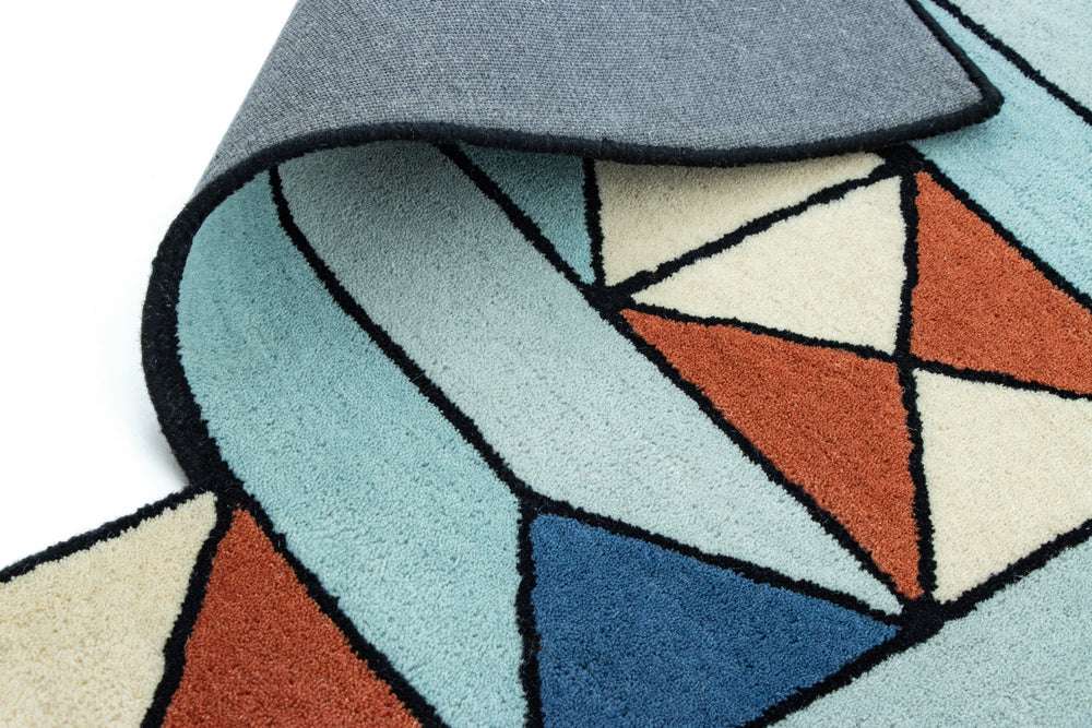 Geometric Block Handmade Rug