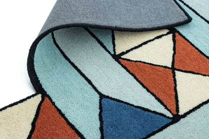 Geometric Block Handmade Rug