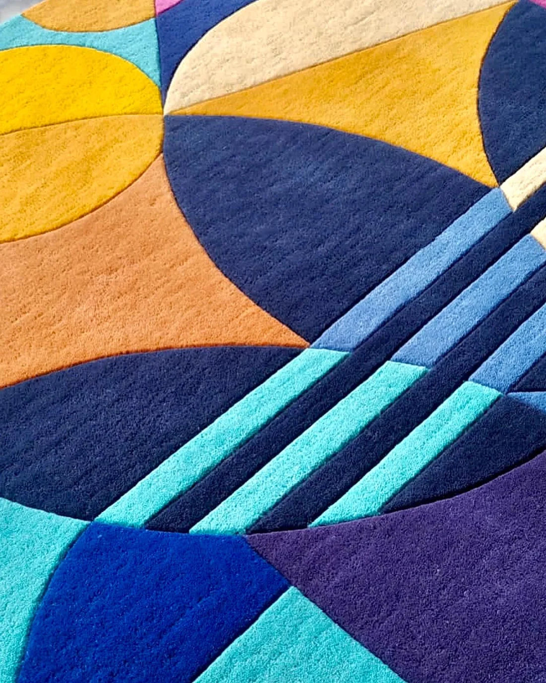 Adidas Multicolor Premium Round Rug