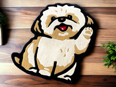 Shih Tzu Handmade Rug