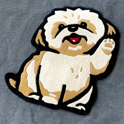 Shih Tzu Handmade Rug