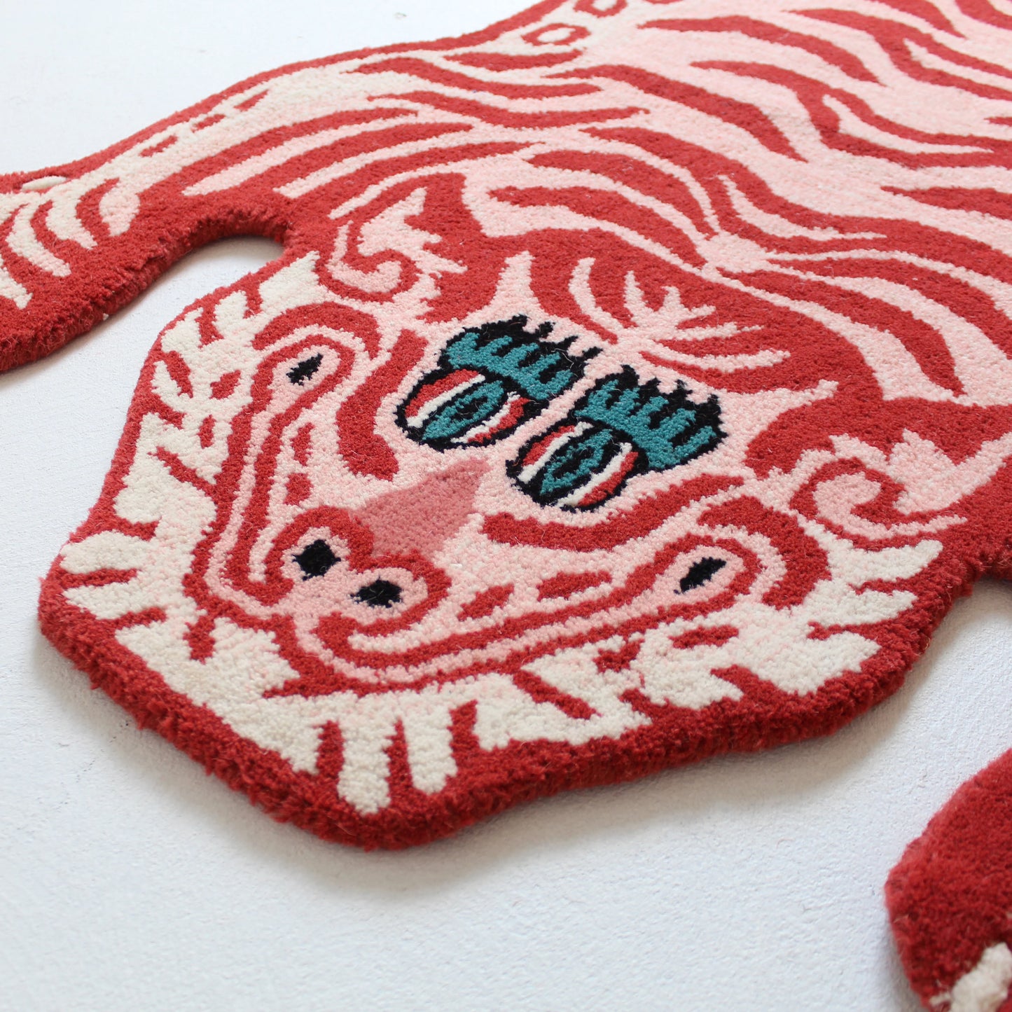 Tiger Red Handmade Rug