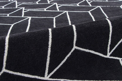 Block Formation Handmade Rug