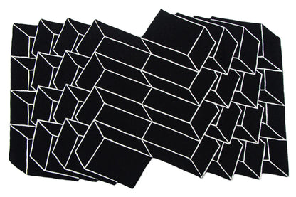 Block Formation Handmade Rug
