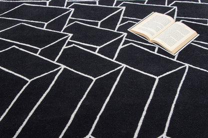 Block Formation Handmade Rug